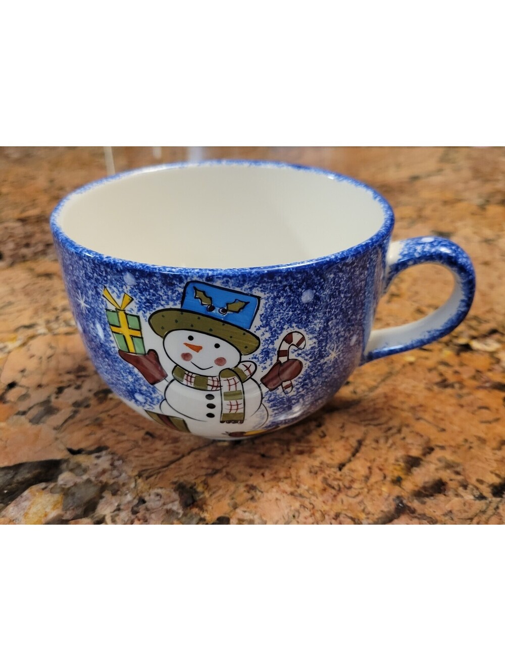 Studio Nova Frosty The Snowman Oversized Mug Cappuccino, Hot Chocolate KT405